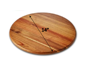 Customized Lazy Susan Wood Charcuterie Board